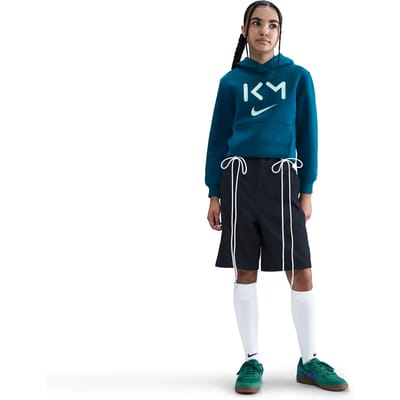 Nike kylian mbappã© club fleece hoodie in de kleur groen.