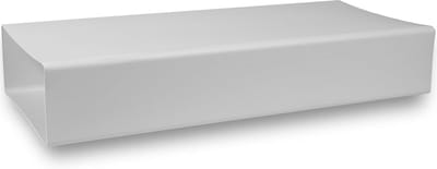 Rechthoekig Ventilatiekanaal 220 x 90 mm - Kunststof 100 cm voor Verwarming en Koeling