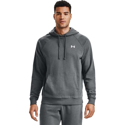 Under Armour Heren fleece hoodie (Vorstgrijs)
