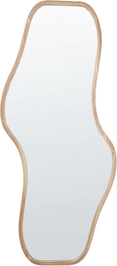 BIOLLET - Wandspiegel - Lichthout - 79 x 180 cm - Paulowna hout