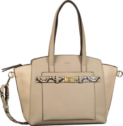 Gabor Schoudertas Janna Zip Shopper Mixed Beige