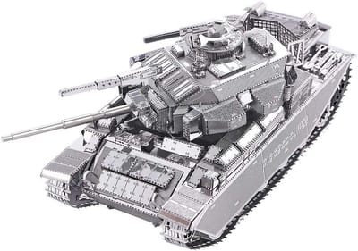 3D Metalen Puzzel Tank Modelbouwset voor Volwassenen en Hobbyisten - Knutselpakket