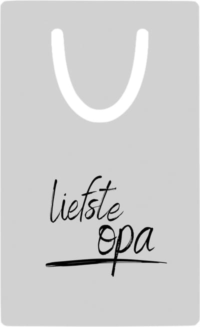 Hacebo® - liefste opa metalen boekenlegger - Opa - de liefste opa - verjaardagscadeau - verjaardag - cadeau - cadeautje voor opa - opa artikelen - kado - geschenk - gift Bladwijzer boekenleggers - 7.6 cm x 5cm