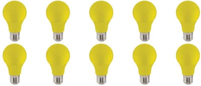 LED Lamp 10 Pack - Specta - Geel Gekleurd - E27 Fitting - 3W