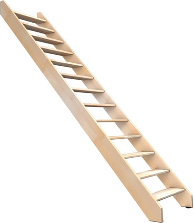 Kordo - Rechte houten trap - NOSTRA - Beuk - 13 treden