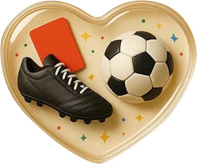 Aanmoedigingskaart Sport - Herinneringskaart - Relatie Versterken - Draagbare Motivatie - 5 x 4 cm - Voetbal