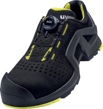 uvex 6568 6568244 Lage veiligheidsschoenen S1P Schoenmaat (EU): 44 Zwart/geel 1 paar