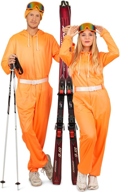 Ski Overall Neon Oranje - Maat L
