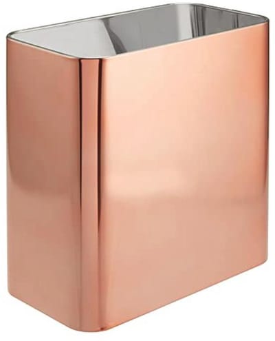 Compacte vierkante prullenbak voor badkamer, kantoor en keuken