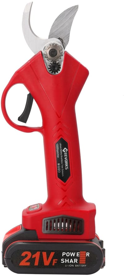 Accu snoeischaar 21V draadloos – 25 mm snoeien zonder moeite – SK5 staal – 2× batterij