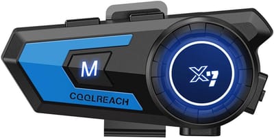 Bluetooth Motorhelm Headset - Motor intercom oortelefoon - Communicatie tijdens rijden - IP67 Waterdicht Systeem - 800 mAh Batterij - Grijs