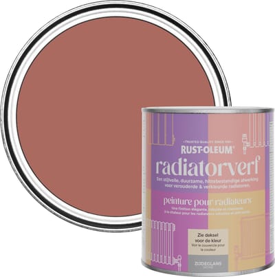 Rust-Oleum Rood Radiatorverf Zijdeglans - Zalm 750ml