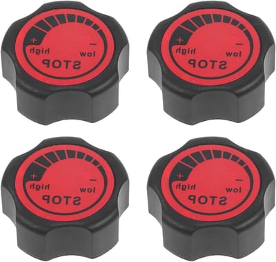 Fiets Knoppen - Weerstandsknop Snelheidsknop - Hometrainer Aanpassen - Set van 4 stuks - 5.3 x 5.3 x 3.5 cm
