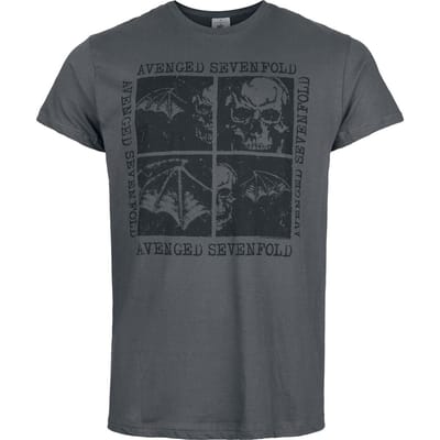 Avenged Sevenfold T-shirt - Collage - S tot 3XL - voor Mannen - grijs
