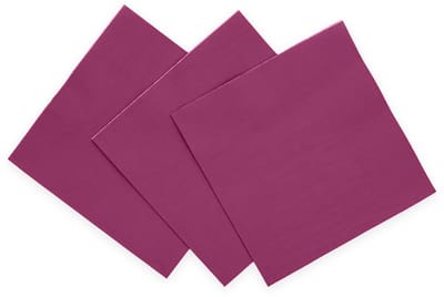 20x Servetten Paars 3-Laags 33 x 33cm – Feestelijke Papieren Servetten – Sterk & Zacht