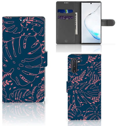 Book Case voor Samsung Galaxy Note 10 Hoesje Palm Leaves