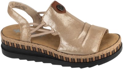 Rieker Sandals, Vrouwen, Beige, Sandalen, maat: 40