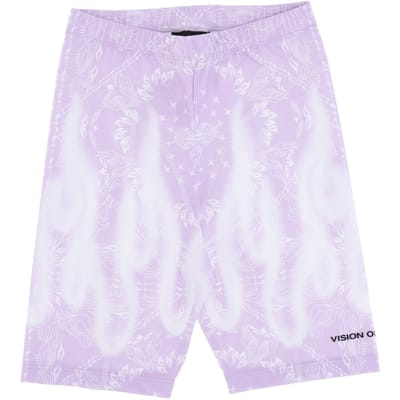 Damesfietsbroek Bandana Print Legging Lila