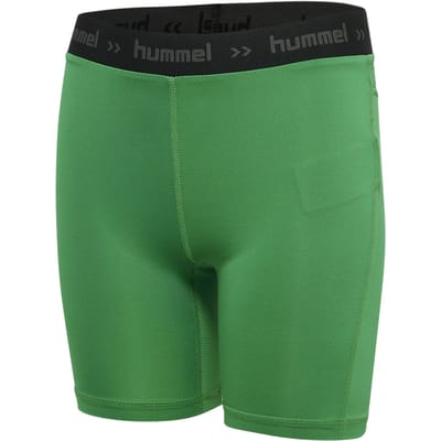 Hummel kinderlegging met korte pijpen Hml First Performance Kids Tight Shorts Evergreen-140