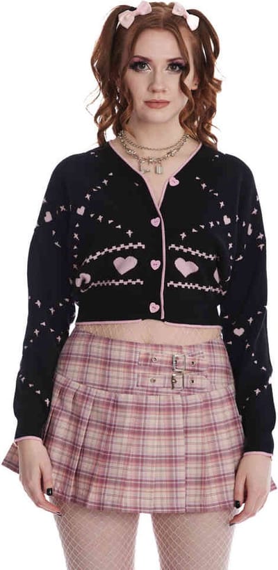 Banned - Nori Cardigan - XL - Zwart