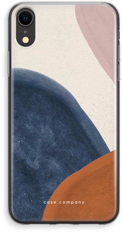 Case Company® - Hoesje geschikt voor iPhone XR hoesje - Geo #1 - Soft Cover Telefoonhoesje - Bescherming aan alle Kanten en Schermrand