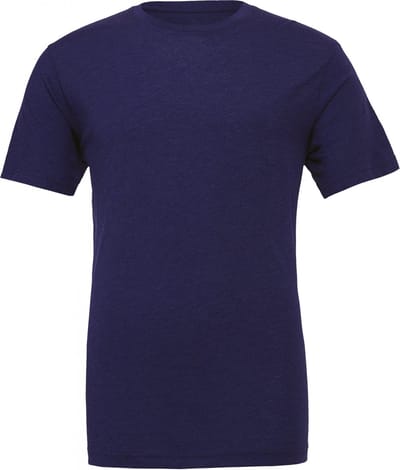 Bella+Canvas Unisex Triblend Crew Neck T-Shirt CV3413 - Navy Triblend (Heather) - L