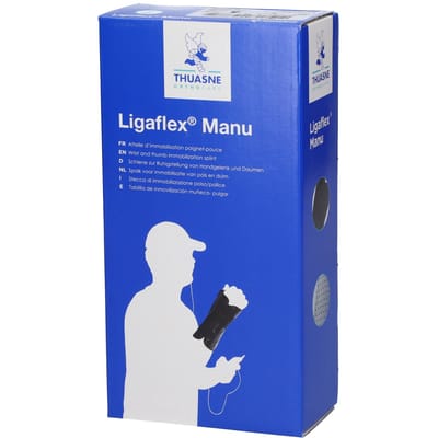 Thuasne Ligaflex Manu Duimbrace / Polsspalk - 2 - Links - Zwart