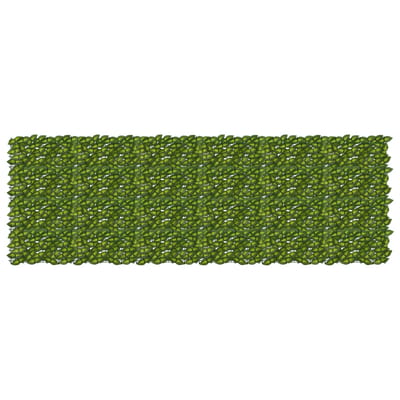 vidaXL - Balkonscherm - met - bladeren - Groen - en - Geel - 300 - x - 100 - cm