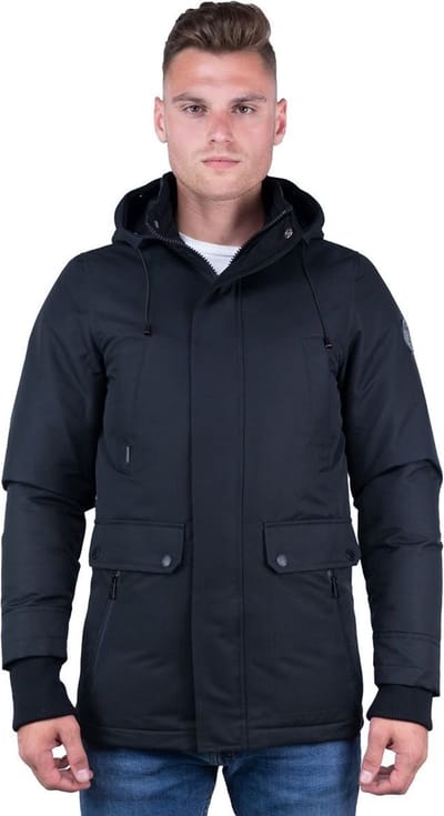 Versano Smart Max Parka Heren Winterjas XL - Zwart