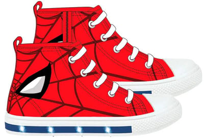 Cerda Spiderman Pvc Sole With Lights High Spiderman Schoenen Rood EU 31 Jongen