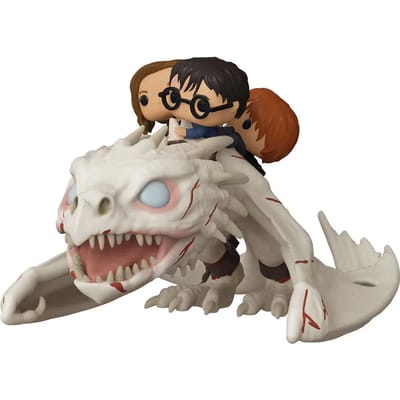 Harry Potter Harry, Hermine & Ron Riding Gringotts Dragon (Pop! Rides Super Deluxe) vinylfiguur 93 Unisex Funko Pop! - Neutraal - Standard
