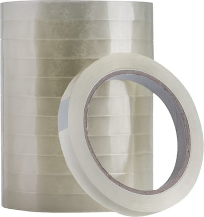Plakband Quantore 12mmx66m transparant | 144 stuks
