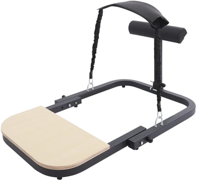 LUMÉ STORE Home Trainer - Sport Machine - Fitnessbank - Krachttraining - Pilates - Weerstandsbanden - Opvouwbaar - 150KG - Zwart