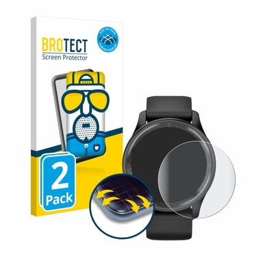 BROTECT - Screenprotector voor Garmin Vivomove Trend - Folie Beschermfolie matte volledig dekking 2 Stuks