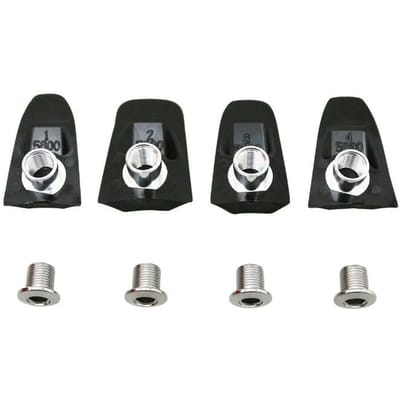 Set van 4 intravis pedaalkrans compatibel met Specialités T.A. schijven. 105 5800 x110