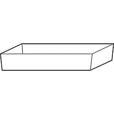 Stawa-R bodemopvangbak voor asecos veiligheidskasten van de series Q30, Q90 en S90, plaatstaal, lichtgrijs, B 742 x D 507 x H 83 mm, 22 l