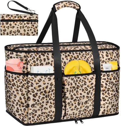 Unyqoos® Ruime en Waterbestendige Strandtas voor Dames met Ritssluiting en Multifunctioneel Ontwerp, XXL Formaat, 50 x 35 x 20 cm