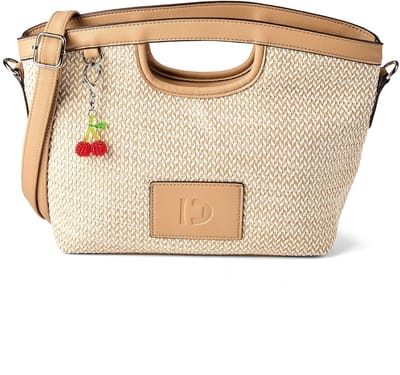 TOM TAILOR handtas schoudertas Lucien Zip Shopper Beige