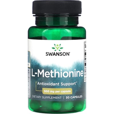 L-Méthionine, 500 mg, 30 capsules