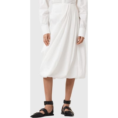 AllSaints Nia Skirt Antique White Taglia: 2 | Minigonne Outlet | Donna | Bianco