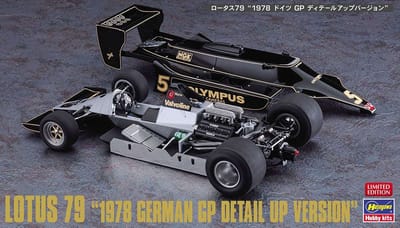 Hasegawa Modelbouwpakket Militaire voertuigen - 52298 Lotus 79 GP 1978 Germany DUV SP498 R Car Plastic - 1:20 - Modelbouw