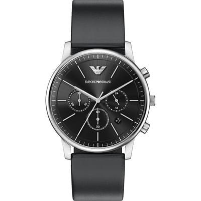 Emporio Armani AR11774 Mannen Horloge 42 mm - Zwart