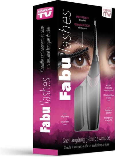 Toppers van TV Fabu’lashes – Wimperkruller elektrisch - Lash lift - Wimperlift
