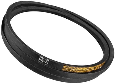 Industriële aandrijfriem sectie A - 94 inch lengte, 8 mm dik, 13 mm breed voor krachttransmissie, rubberen constructie, zwart, bestand tegen 40 graden