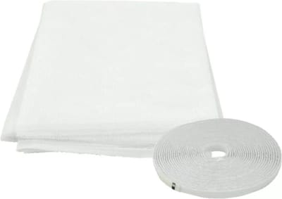 Vliegenraam - 150x130 cm - Wit - Incl Bevestiging
