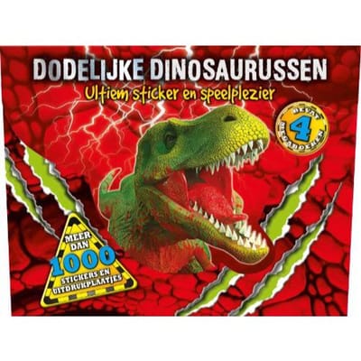 Dodelijke dinosaurussen Educatieve boeken (spelletjes en raadsels)
