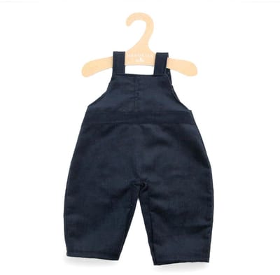 Asi poppenkleding tuinbroek blauw - poppenoutfit accessoire