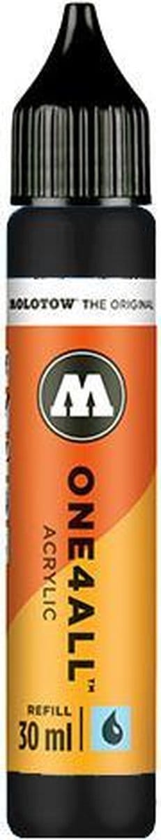 Molotow ONE4ALL™ - 30ml zwarte navul Inkt op acrylbasis