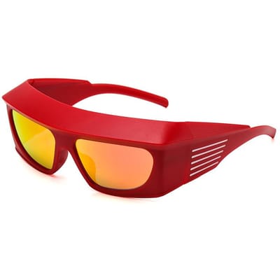Lunettes de Soleil Durables Haute Qualité Style Rétro Y2K Designer Haut de Gamme Agressif Punk Surdimensionnées Femmes Pour Hommes et Femmes As the photo