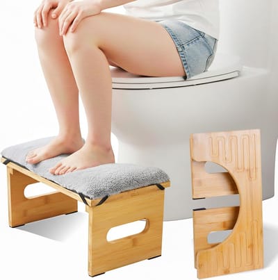 Opvouwbare Toiletkruk voor Volwassenen met Comfortabel Kussen en Duurzaam Ontwerp